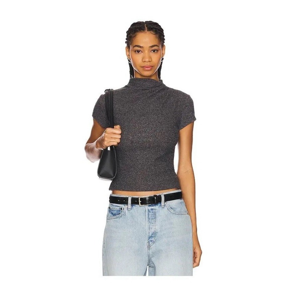 Nation Ltd Katie Draped  Top Size S NWT Modal